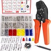 Twidec/755Pcs 21Type Car Electrical Wire Terminal 1/1.5/1.8/2.2/2.8/3.5mm Connector Pins Terminal