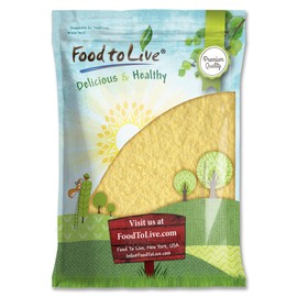 Food to Live Corn Flour, 9 Pounds - Made from Whole Grain, Finely Ground Meal, Vegan, Kosher, Bulk, Great for Cooking and Baking Cornbread, Muffins, Pancakes, Waffles and Tortillas