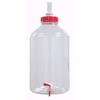 Fermonster 7 Gallon Wide Mouth Plastic Fermenter with Spigot, Stopper,