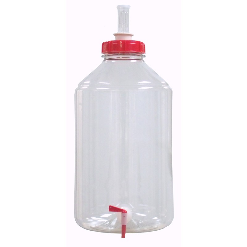 Fermonster 7 Gallon Wide Mouth Plastic Fermenter with Spigot, Stopper,