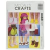 McCall's Patterns M3469 18-Inch Doll Accessories, One Size Only