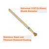 sourcing map 8pcs 120-140 Grits Diamond Grinding Bit 4.7mm Inverted
