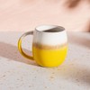 Sass & Belle Dip Glazed Ombre Yellow Cup