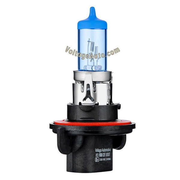 Voltage Automotive H13 9008 Headlight Bulb Polarize White Replacement (10
