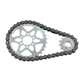 Drive Sprocket Chain Combo,Gear Chain Set for Surron Light Bee X,Segway X160/260,420 Chain 30 13 Tooth Rear Front Sprocket,Chain Sprocket Conversion Kit for Modified Dirt Bike and Replacement