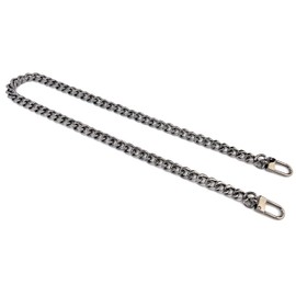 VersaKits - Cadena de metal de 32 pulgadas, color negro de bronce de metal para las axilas y los hombros, cadena de repuesto para bolsa de hombro