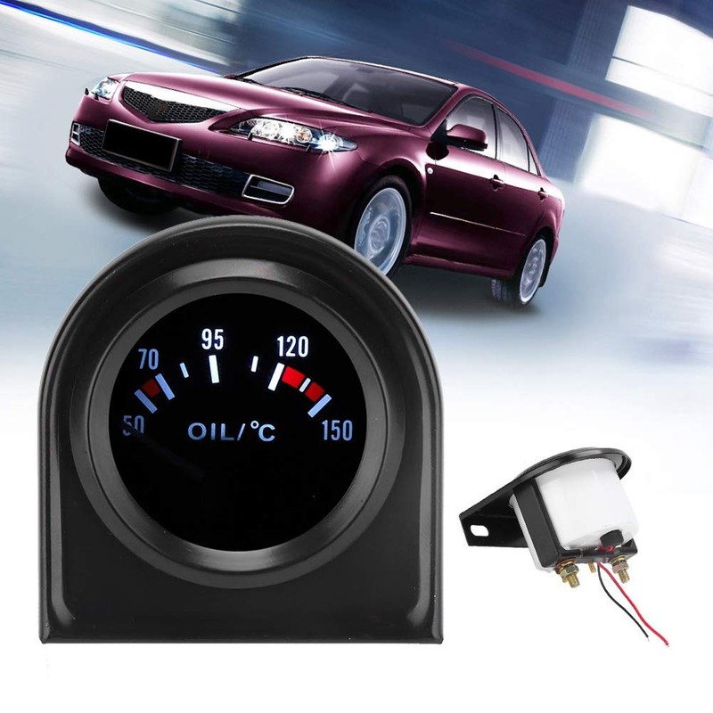 Temperature Display, 2 Inch 52 mm LED Light Car Pointer