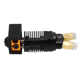 3D Printer Mounted Extruder Head 2 in 1 Out Double Gear Aluminium Alloy 3D Printer Extrusion Head for Replacement Ender 3 3D Printer