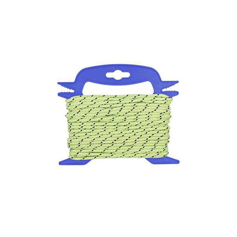 Guy line 4mm x 20m fluorescent on reel