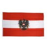 Flaggenfritze® Austrian Flag with Eagle Ready to Hoist with Eyelets