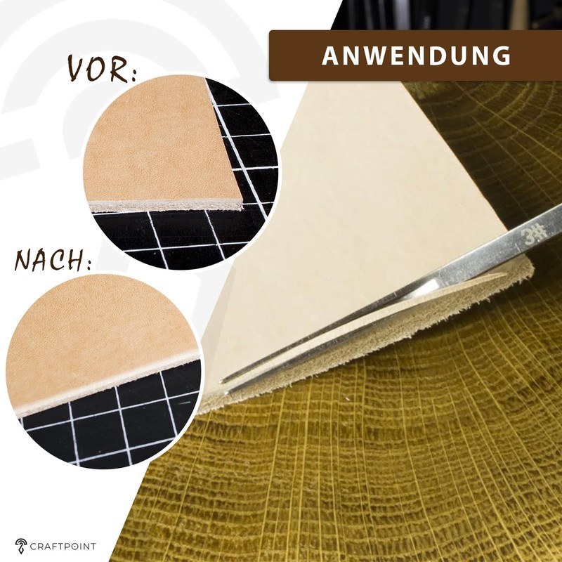 Edge Beveler 0.6 mm - 2.25 mm - Leather Edge