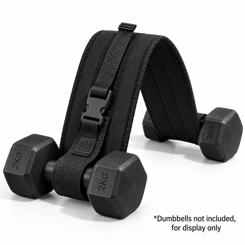 Weighted Hip Belt for Dumbbell Training – Adjustable Nylon Workout