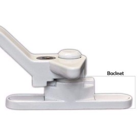 uPVC Window Handle Avocet Cockspur Window Handle, Right, 9mm Backset, White Double Glazed Avocet Cockspur uPVC Window Handles - White