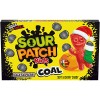SOUR PATCH KIDS Coal Black Raspberry Holiday Candy 3.1 oz