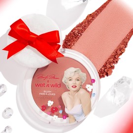 Wet n Wild Blush en Polvo Rosa Marilyn Monroe – Edición Limitada de Colección, Rubor Compacto de Alta Pigmentación y Larga Duración, Textura Sedosa y Difuminado Fácil, Acabado Natural o Intenso Blush Vegano, Libre de Crueldad Animal y para Todo Tipo de Pi
