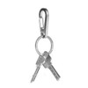 TISUR Carabiner Small Titanium Key Chain Men's Lightweight Silver/S (Key