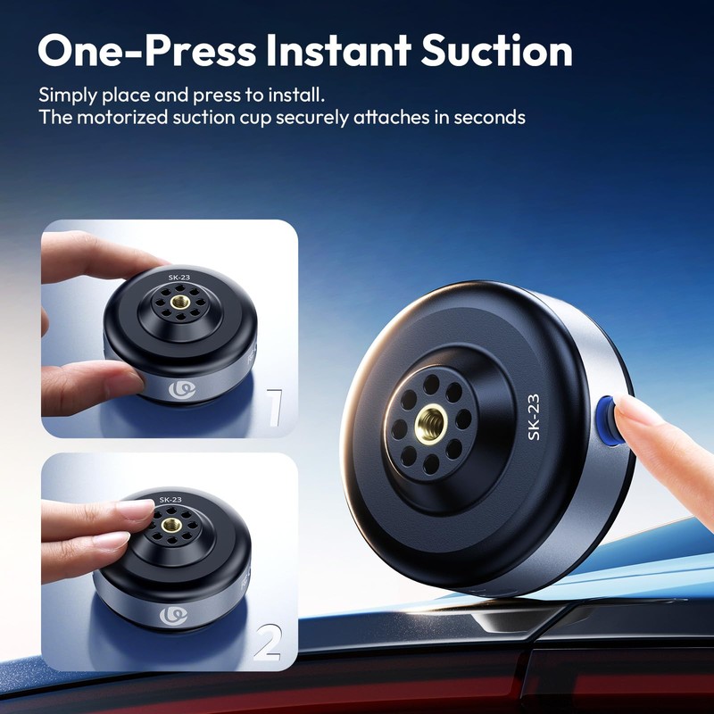 ULANZI SK-23 Suction Cup Mount Electric Car Mount