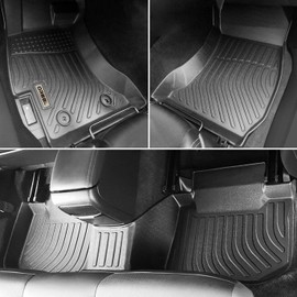 orealtrend Car Mats Replacement for Floor Liners Subaru WRX/WRX STI 2015-2021 Heavy Duty All Weather Guard Black Front and Rear Car Carpet-Custom Fit-Tough Odorless