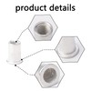 Rowiz 100 PCS M8 8mm Flat Head Aluminum Rivet Nut