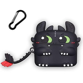 Funda de silicona 3D de dibujos animados para Airpods, lindo mal nocturno, apariencia creativa, resistente al agua, a prueba de golpes, para Airpod...