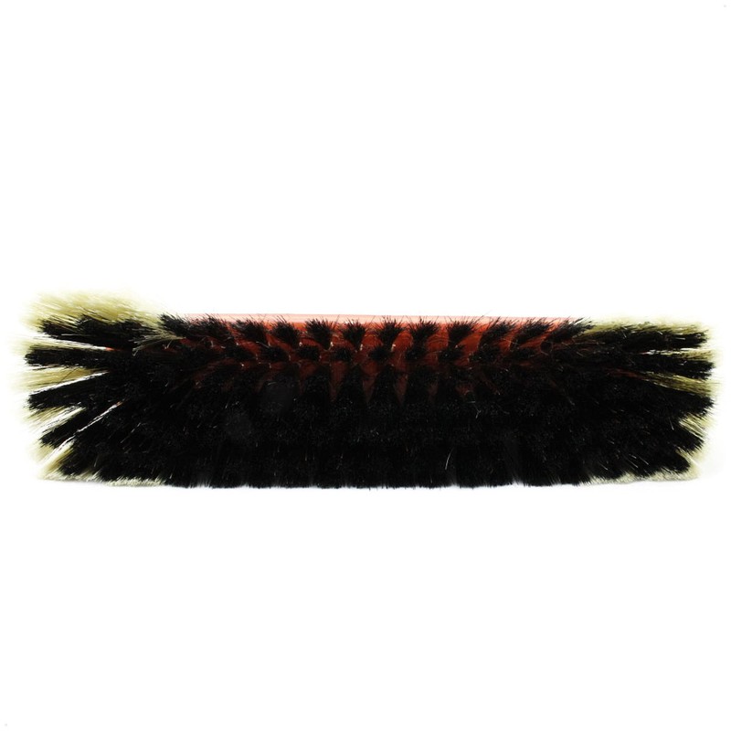 com-four® 2x Broom with horsehair mix for outdoor - Soft