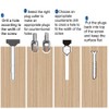 Woodworking Drilling or Chamfer tool,8PCS 5/8" 1/2" 3/8" 1/4" Wood