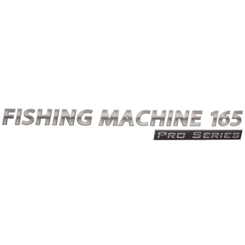 Lowe Fishing Machine 165 Pro Boat Raised Decal Sticker