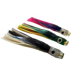 7" Honu Keel Weighted Saltwater trolling Lure (Blue/Pink unrigged)