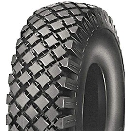 BITS4REASONS - 4 INCH DIAMETER TYRE - NEW MODEL DELI S-310 DIAMOND PATTERN TYRES WITH INNER TUBE FOR SACK BARROWS, TROLLEYS, SCOOTERS, WHEELBARROWS ETC SE 3.00-4 (4PR) SET DIN 7777 90/90 S-310 260X85