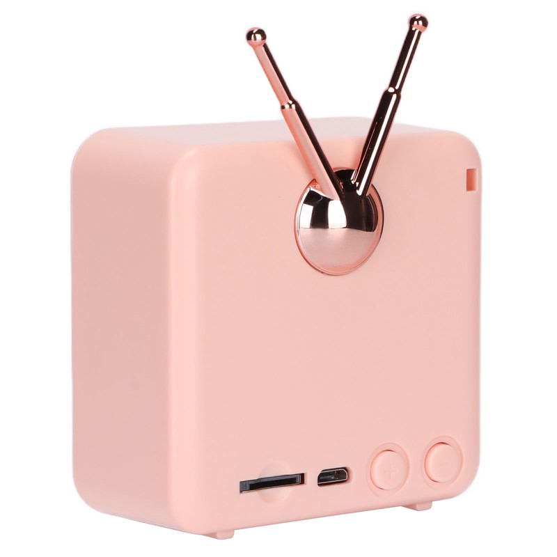 TV Shaped BT Speaker Wireless Lightweight Portable Mini Classic Style