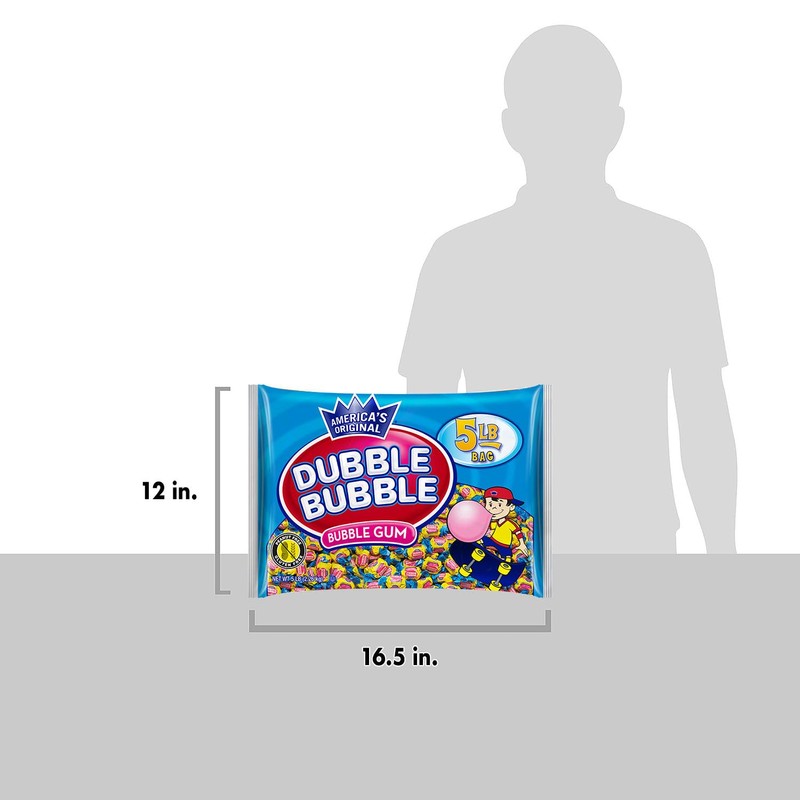 Dubble Bubble Original Twist Bubble Gum - Individually Wrapped Candy