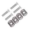 Surfing Accessories Stainless Steel Fin Screw and Plate for Surf