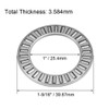 sourcing map TC1625 Thrust Needle Roller Bearings with Washers 1"
