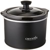 Crock-Pot Mini 1.5 Quart Round Manual Slow Cooker, Black (SCR151)