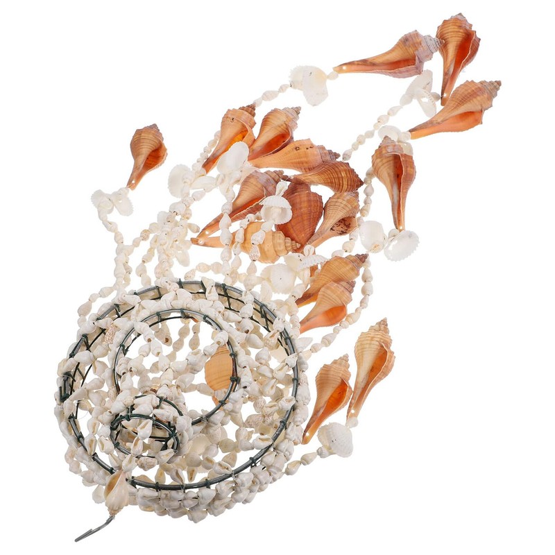 Veemoon Conch Sea Shell Wind Chime Nautical Hanging Wind Chime