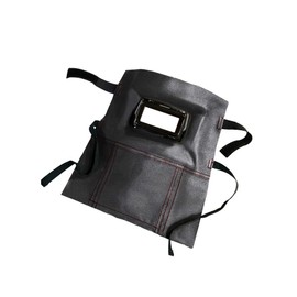 Red Gear Welding Combination Face Shield, Tie-on Type, Made in Japan (Gunmetal × Black Frame)