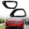 sportuli - Cubierta de luz antiniebla delantera negra para Jeep
