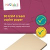 Hawksbill Cream Paper 80 GSM A4 – 100 Sheet Pack