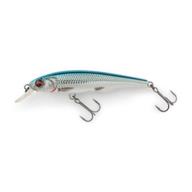 Savage Gear Gravity Twitch 4.5 in Fishing Lure, Blue Chrome, 3/4 oz, Ideal for Walleye, Bass, Perch, Trout, and Salmon, Internal Rattle