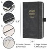 2026-2028 Monthly Pocket Calendar - 3 Year Planner with Faux