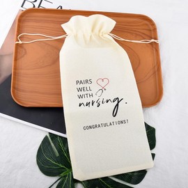 Nursing Gifts for Students Coworkers Nurses Week Gifts for Women Men Best Friend Birthday Gifts for Nurse Preceptor Nursing Her Medical Assistant Student Nursing Wine Bag