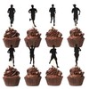Running Cupcake Toppers Pack of 48 Runner Cupcake Picks for