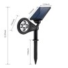 FixtureDisplays Solar Lights LED Adjustable Spotlight Wall Light Landscape Night
