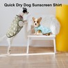Lightweight Breathable Dog Cooling Shirts, Quick Dry Sunscreen T Shirt,