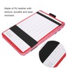 Golf Scorecard Holder PU Leather Scoring Book Golf Score Card