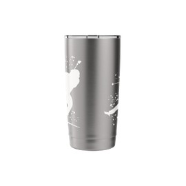Biathlete Nordic Skiing Biathlon Stainless Steel Insulated Tumbler