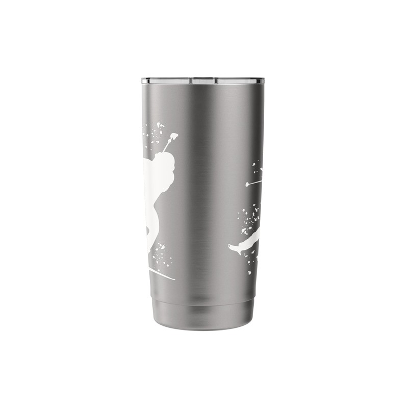 Biathlete Nordic Skiing Biathlon Stainless Steel Insulated Tumbler