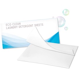 Detergent Sheets, Eco Clean Laundry Concentrated Sheets (Linen, 40 Pack)