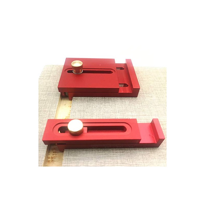 CarAngels Aluminum Woodworking Gauge, Thickness Measuring Instrument, Measuring Ruler for