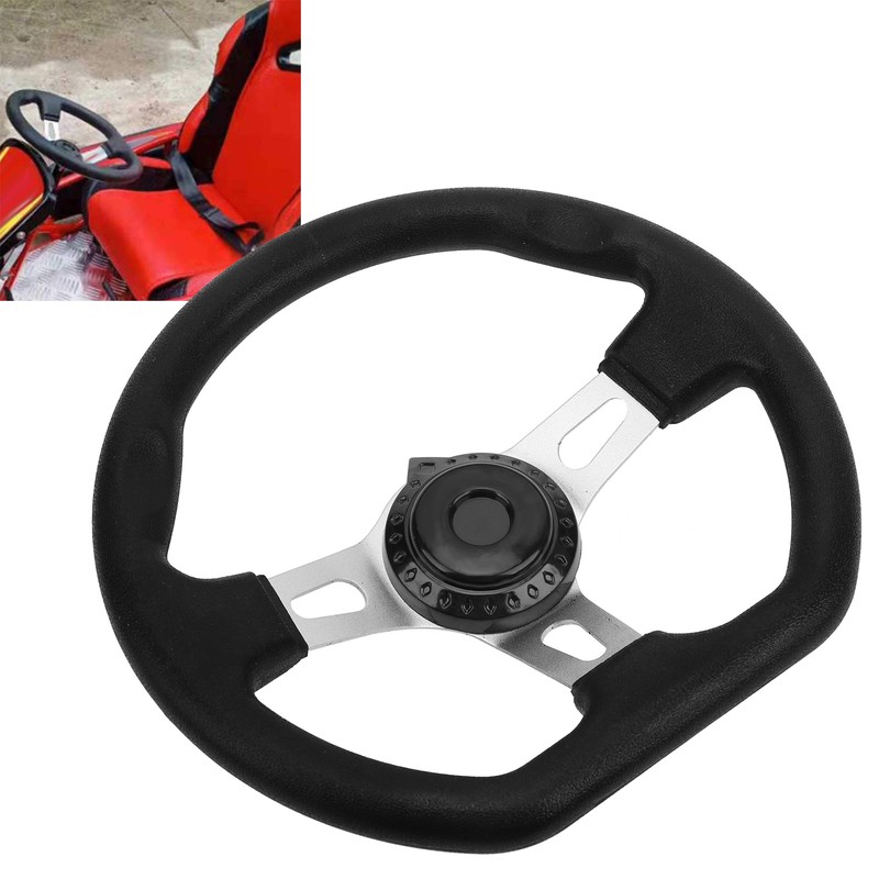 OffRoad Kart Steering Wheel 270mm 3 Spokes Modification Universal for